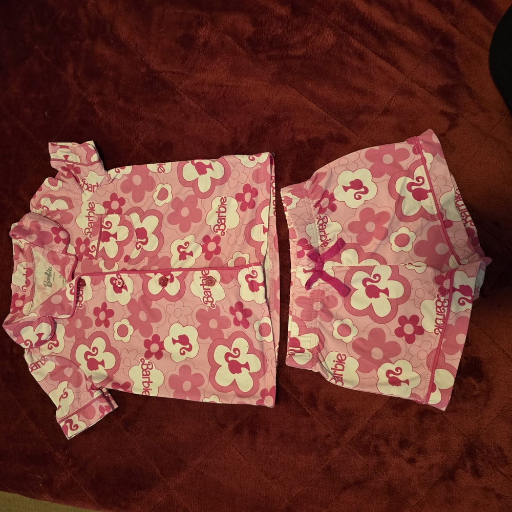 Pink Floral Kids Pajamas